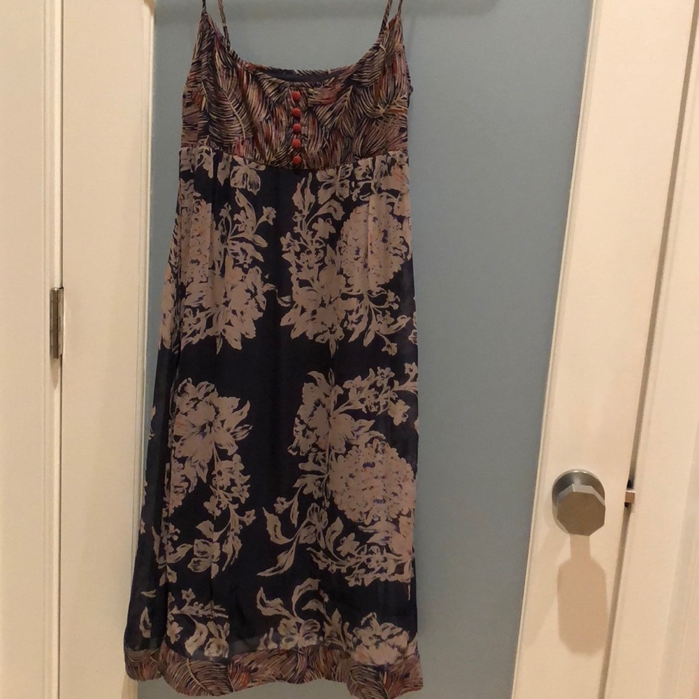 Anthropologie Free people lk floral midi dress XS
